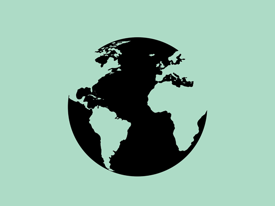 Grafisk illustration - verdenskort - sprogkrav