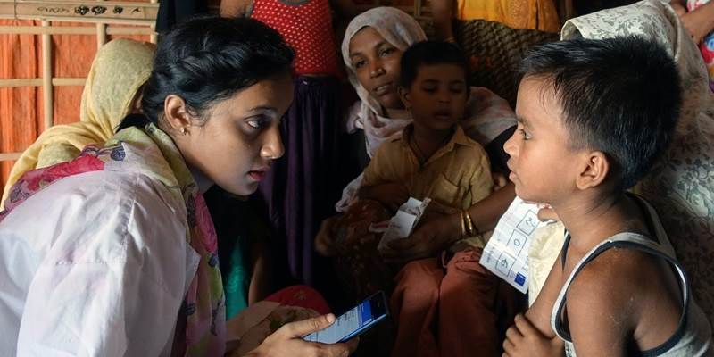 ITU-projekt udvides efter succes med at bruge teknologi i sundhedsplejen i Bangladesh' flygtningelejre 
