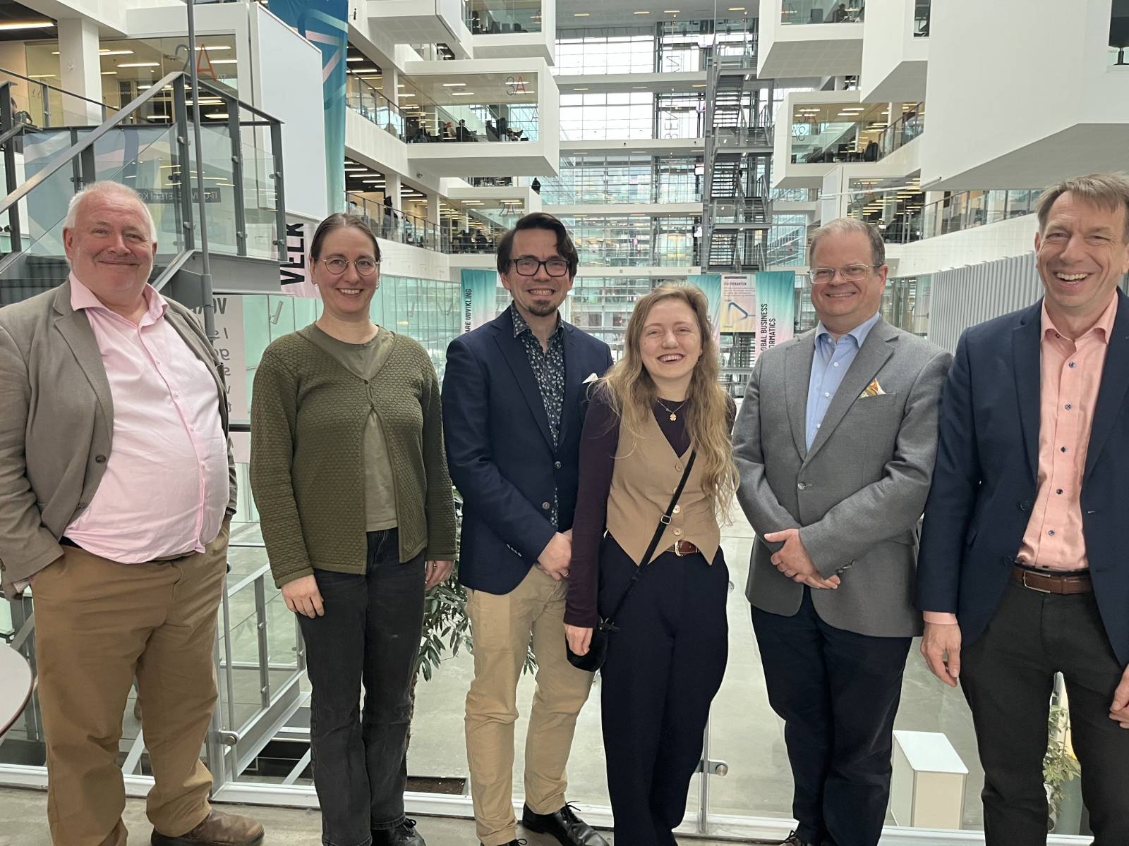 Camilla Birch Okkels with her opponents